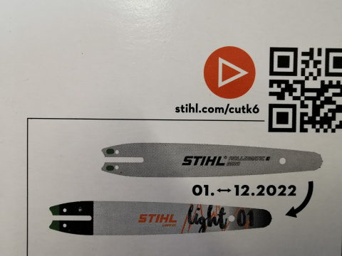 Prowadnica ROLLOMATIC E – 11Z, .325”, 1,6mm 45cm